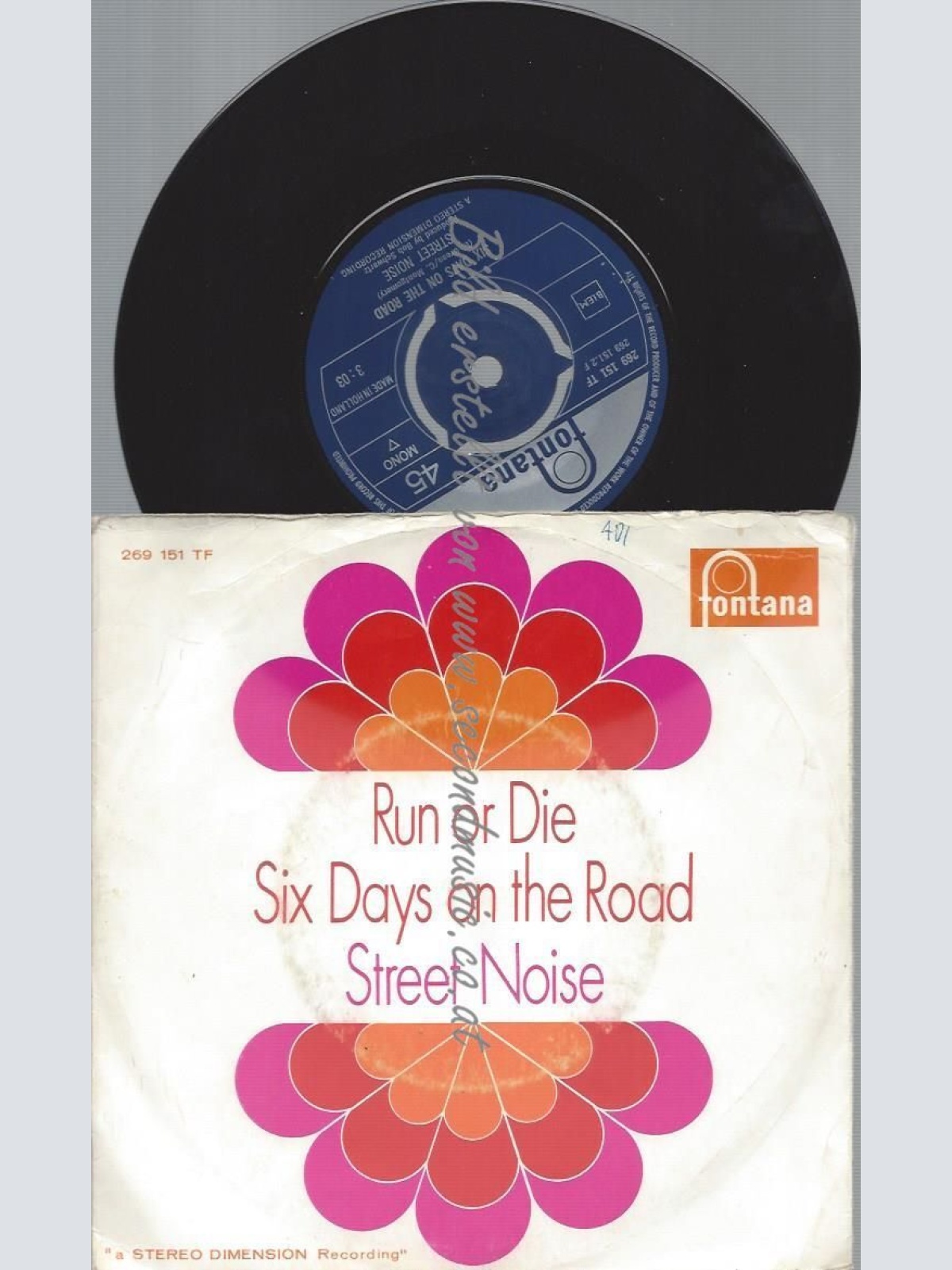 7" Street Noise  – Run Or Die