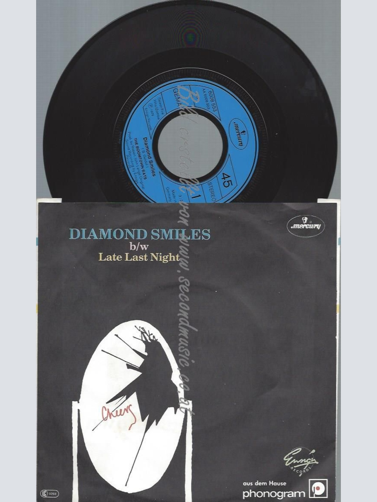 7"  The Boomtown Rats – Diamond Smiles