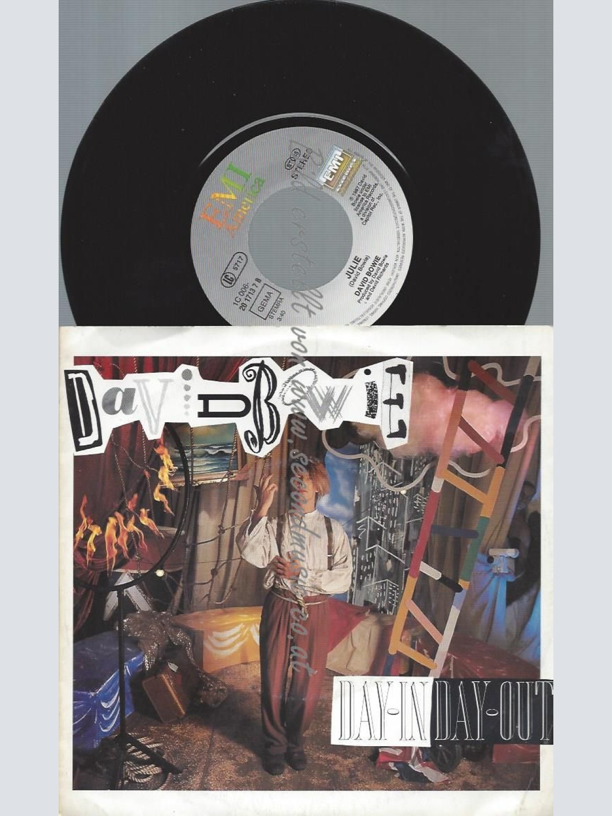 7"  David Bowie  Day-In Day-Out