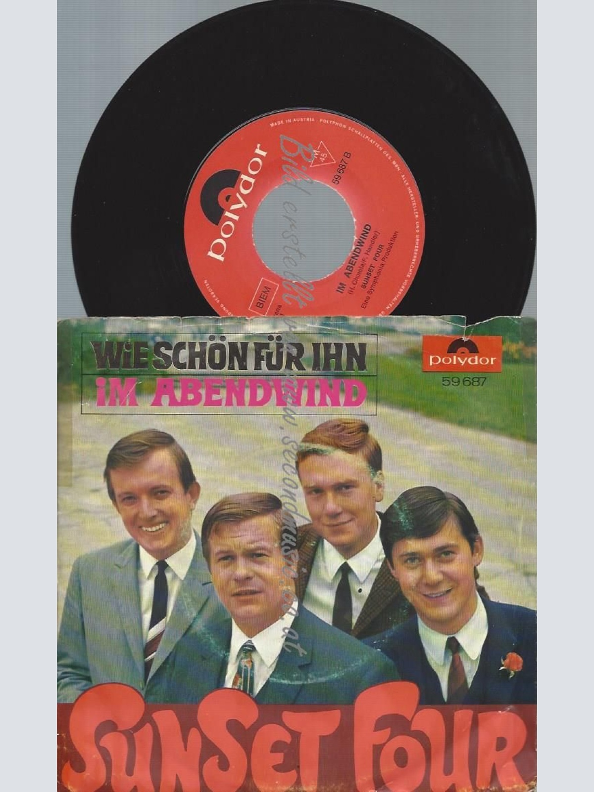 7"  Sunset Four  Wie Schön Für Ihn