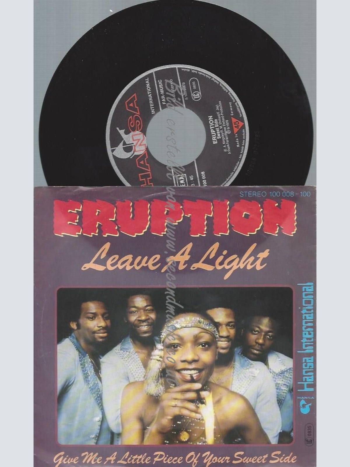7"  Eruption – Leave A Light