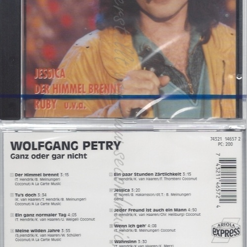 CD--NM-SEALED-WOLFGANG PETRY -1993- -- GANZ ODER GAR NICHT