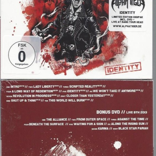 CD-iDentity (CD+DVD)  Alpha Tiger