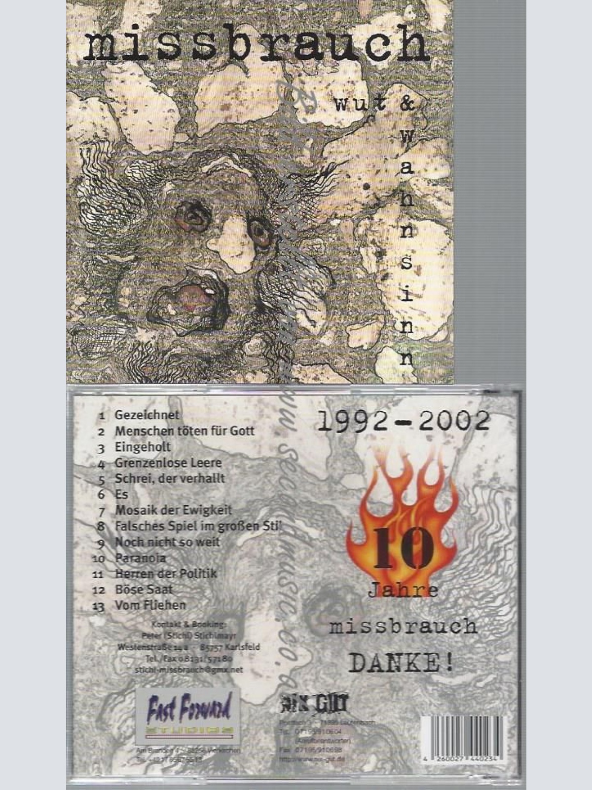 CD--MISSBRAUCH--WUT UND WAHNSINN