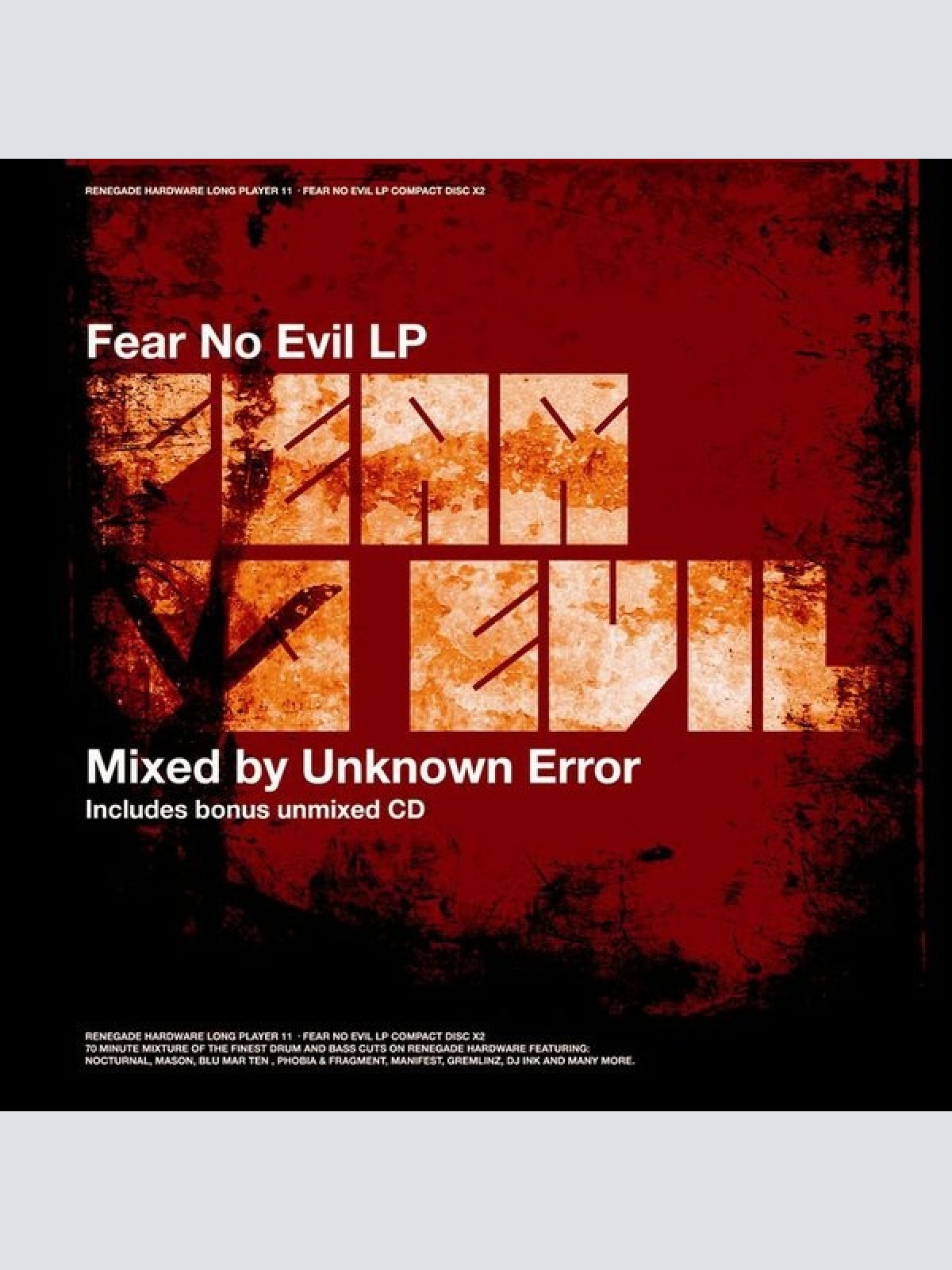 CD, Mixed + CD, Comp Unknown Error - Fear No Evil
