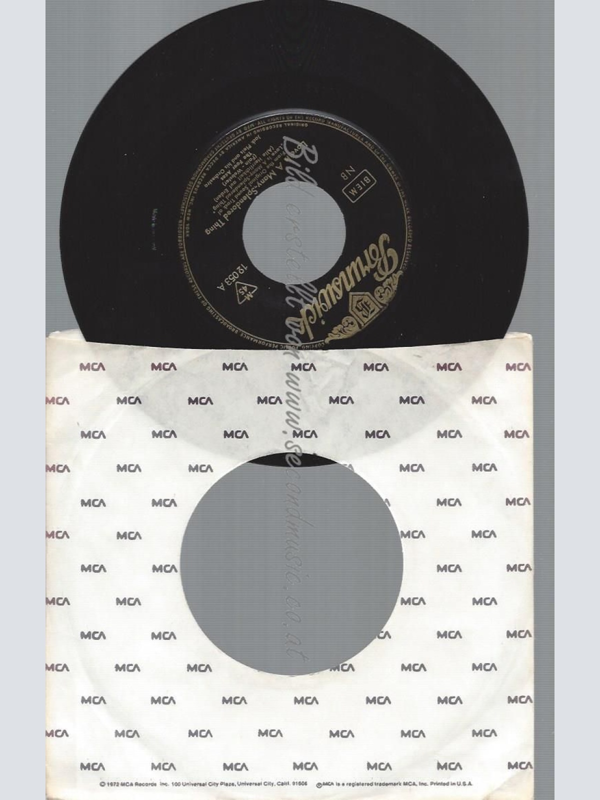 7"   The Four Aces – Love Is A Many-Splendored Thing