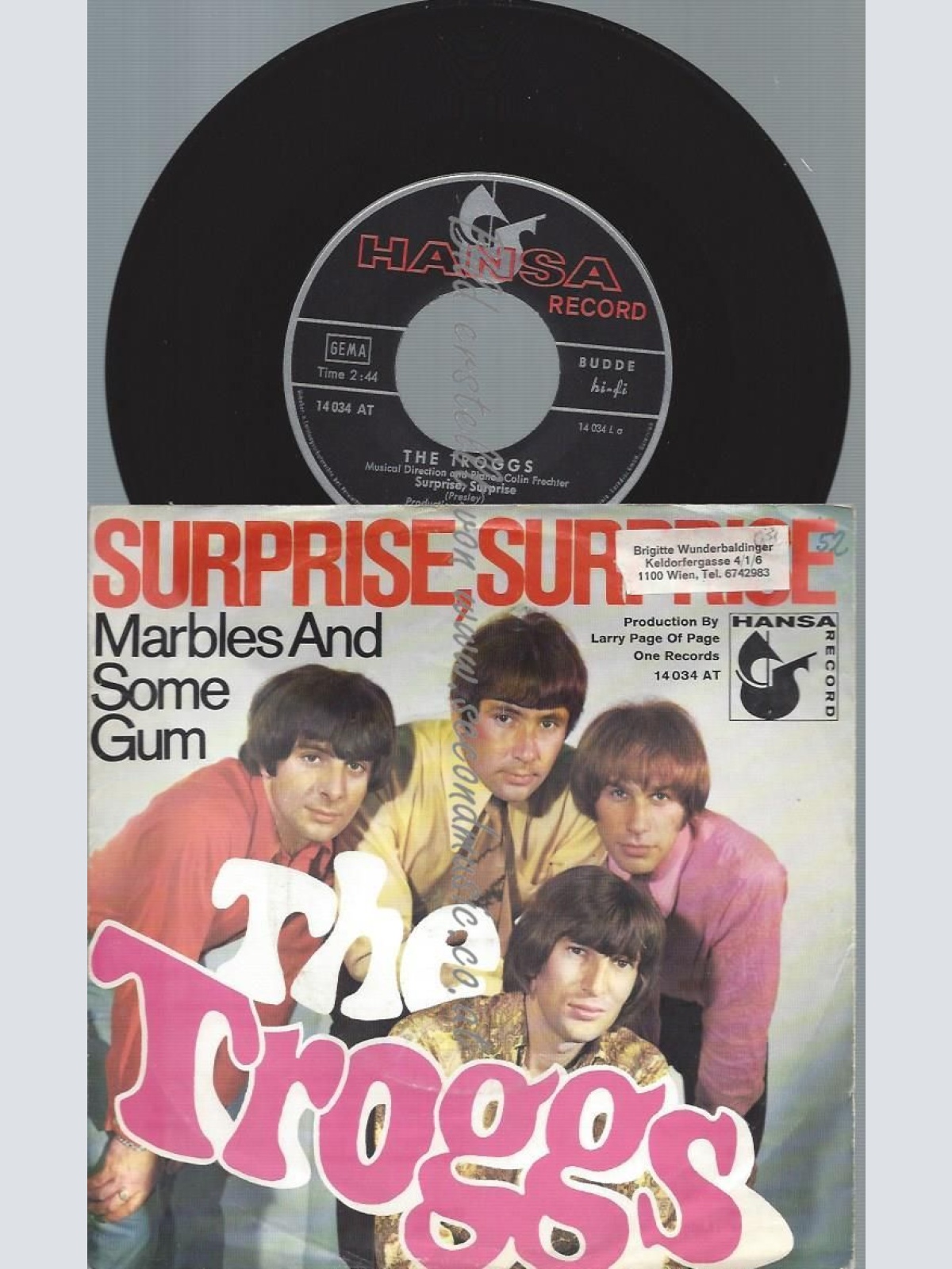 7"   The Troggs – Surprise, Surprise