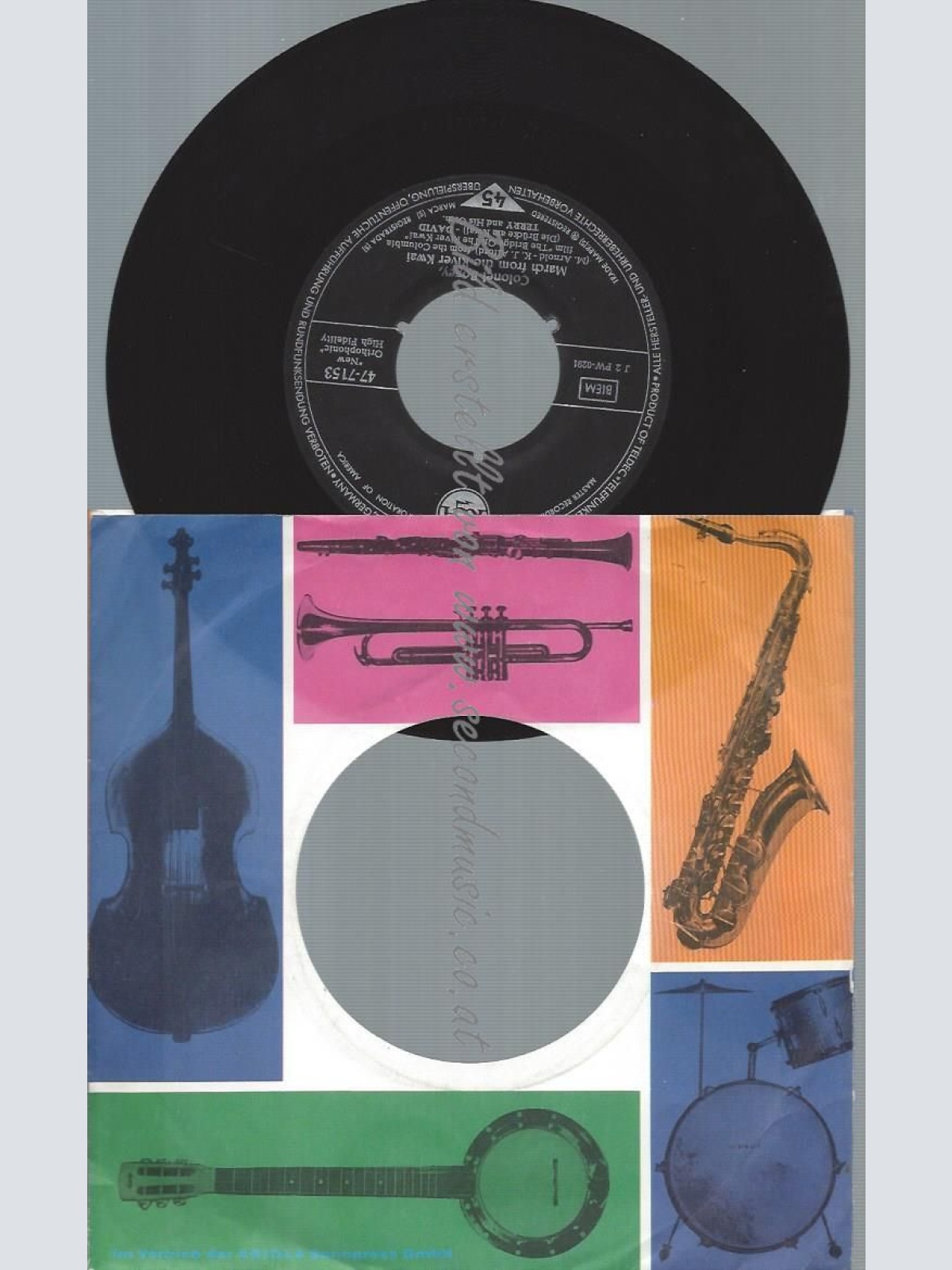 7"   David Terry And His Orchestra – March From The River Kwai And Colonel Boge