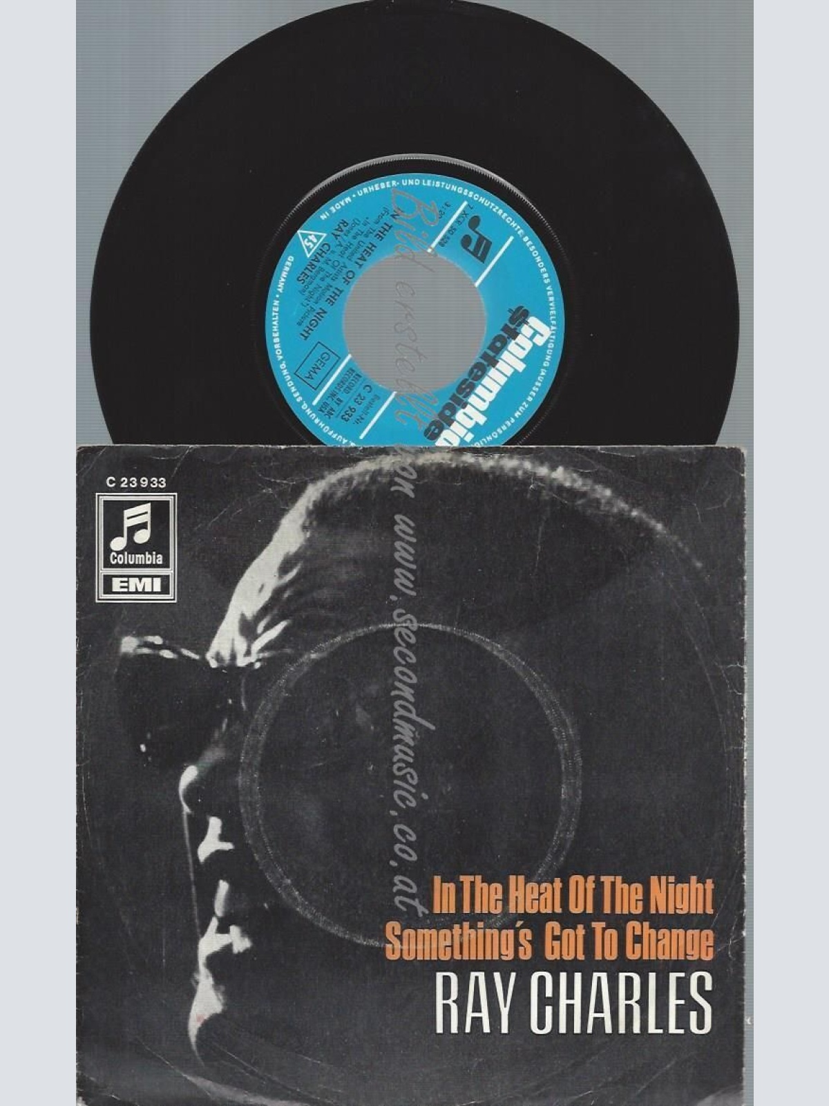 7"   Ray Charles  In The Heat Of The Night