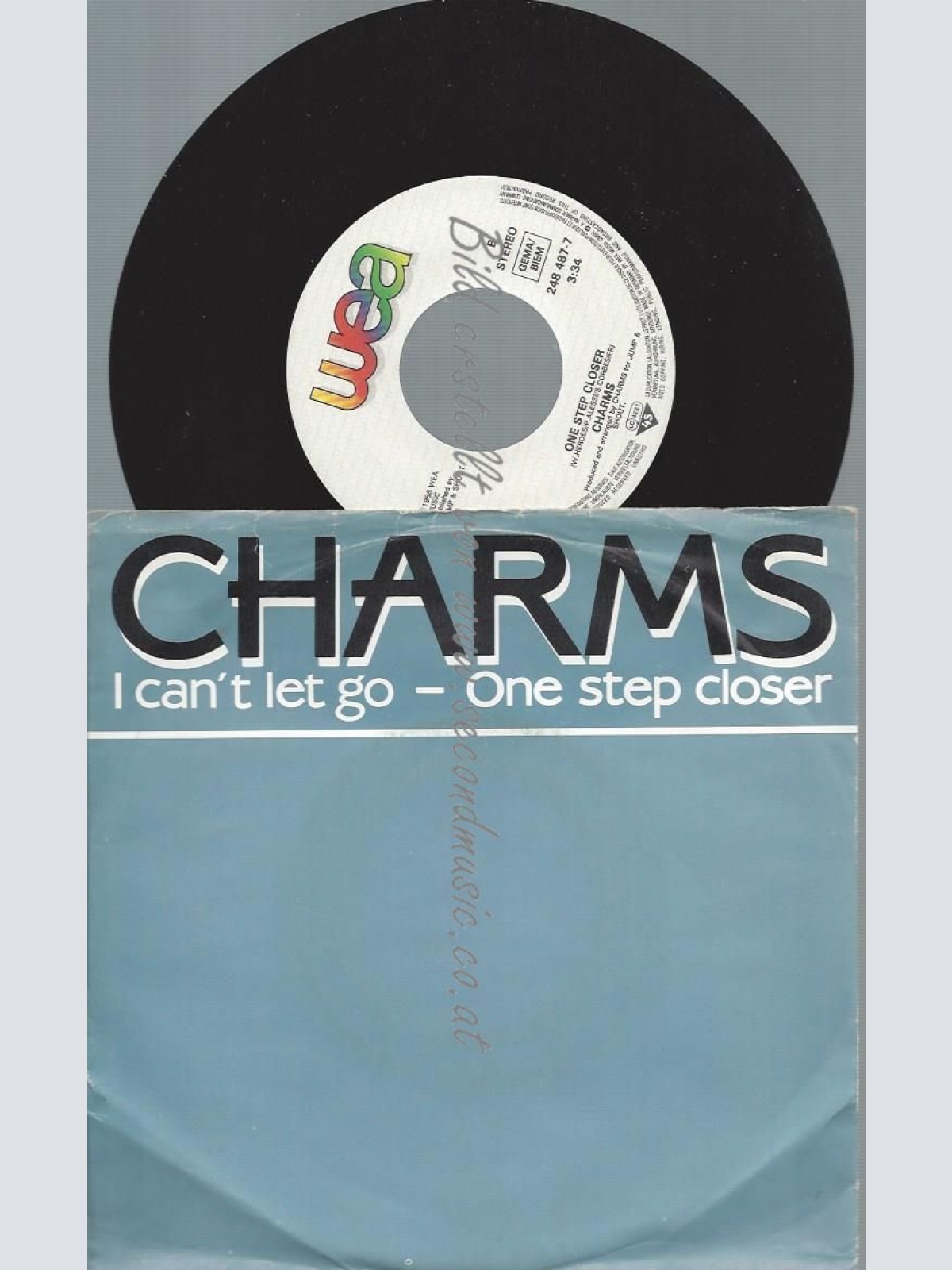 7" Charms    I Can't Let Go