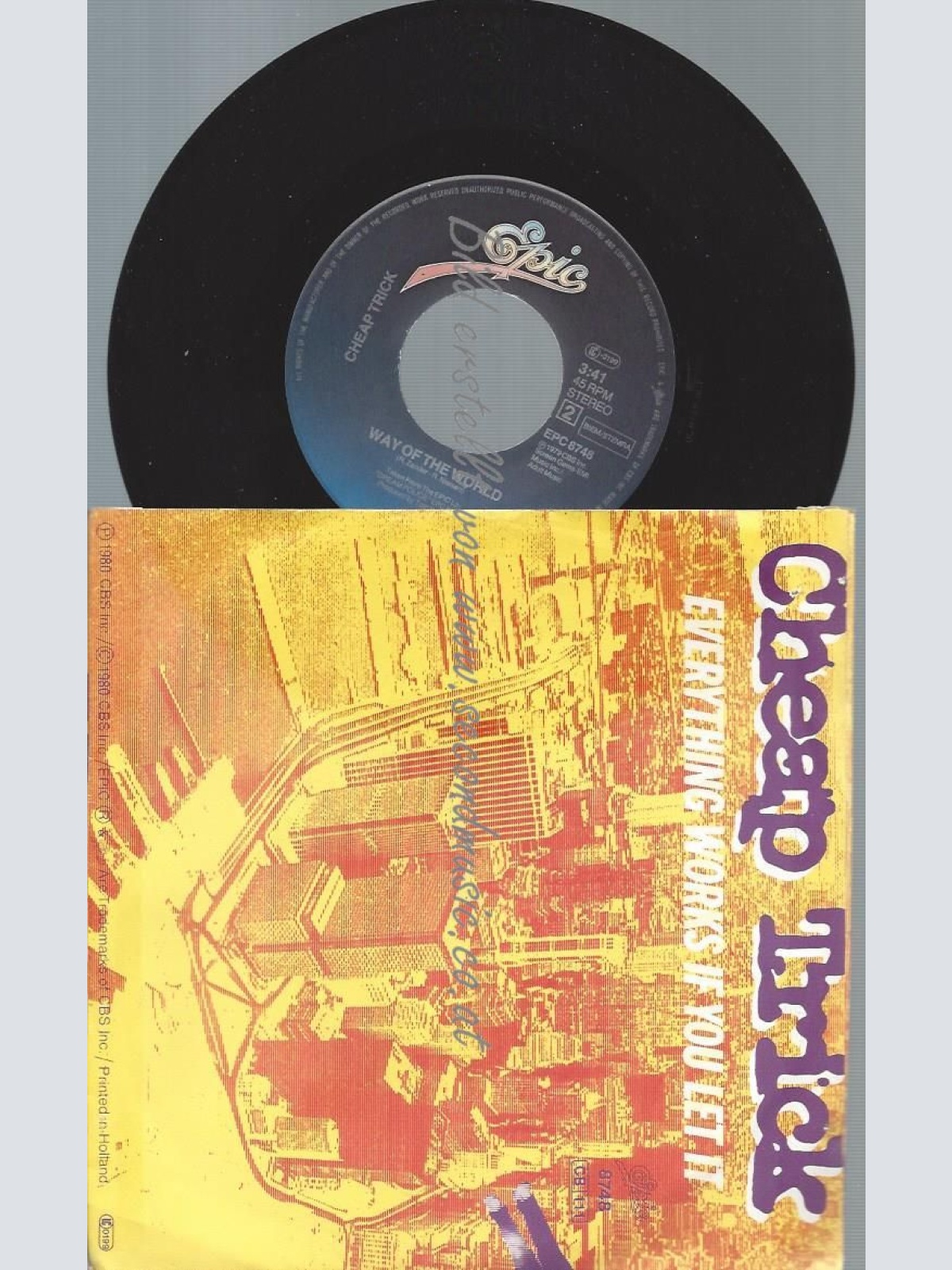 7"   Cheap Trick – Everything Works If You Let It