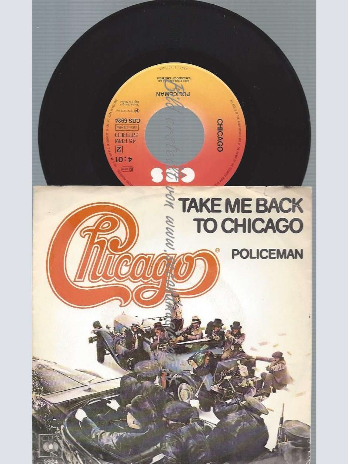 7" Chicago  – Take Me Back To Chicago
