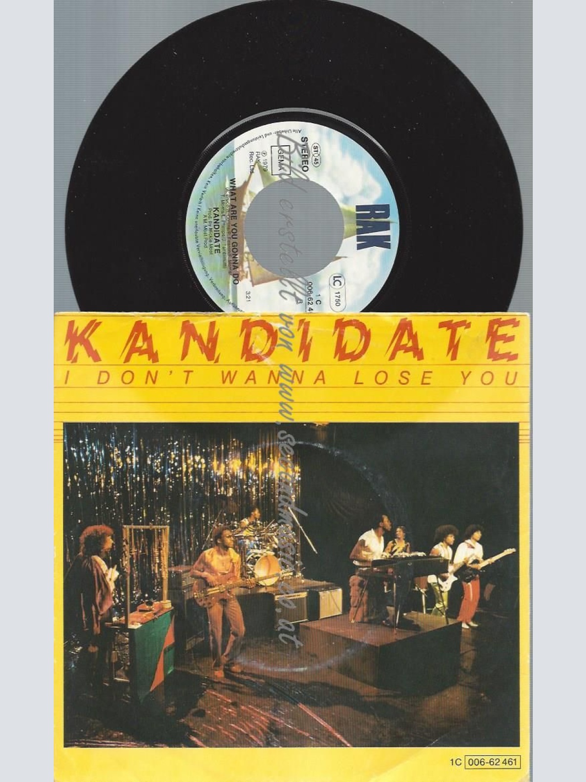 7"  Kandidate – I Don't Wanna Lose You