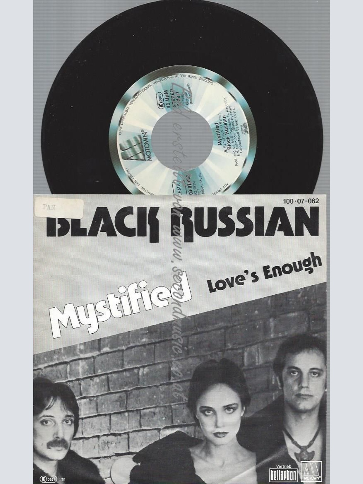 7"  Black Russian   Mystified
