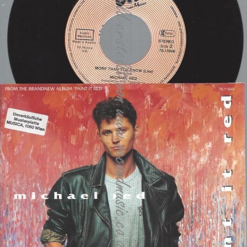 7"   MICHAEL RED //  PAINT IT RED // EWALD PFLEGER