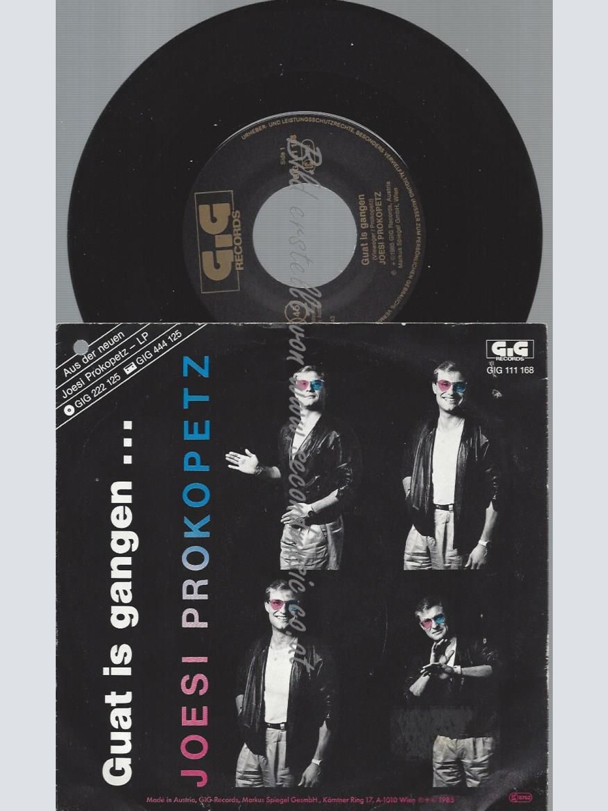 7"  Joesi Prokopetz  Guat Is Gangen