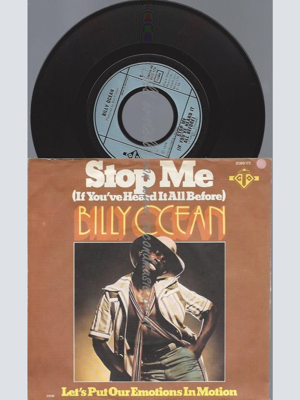 7"    Billy Ocean  Stop Me