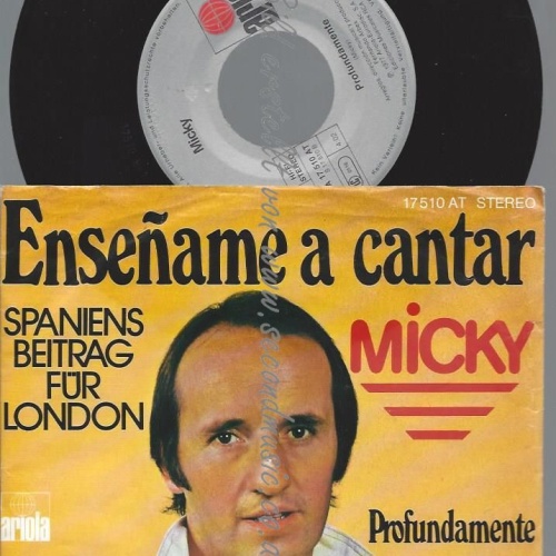 7"   Micky  Enseñame A Cantar