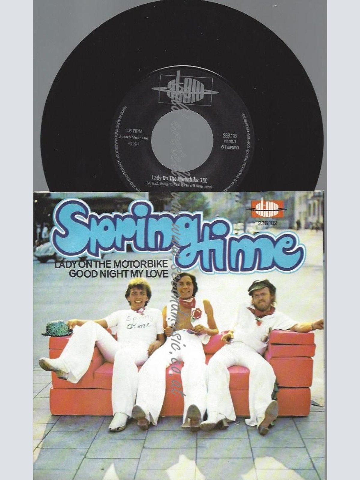 7" Springtime  – Lady On The Motorbike