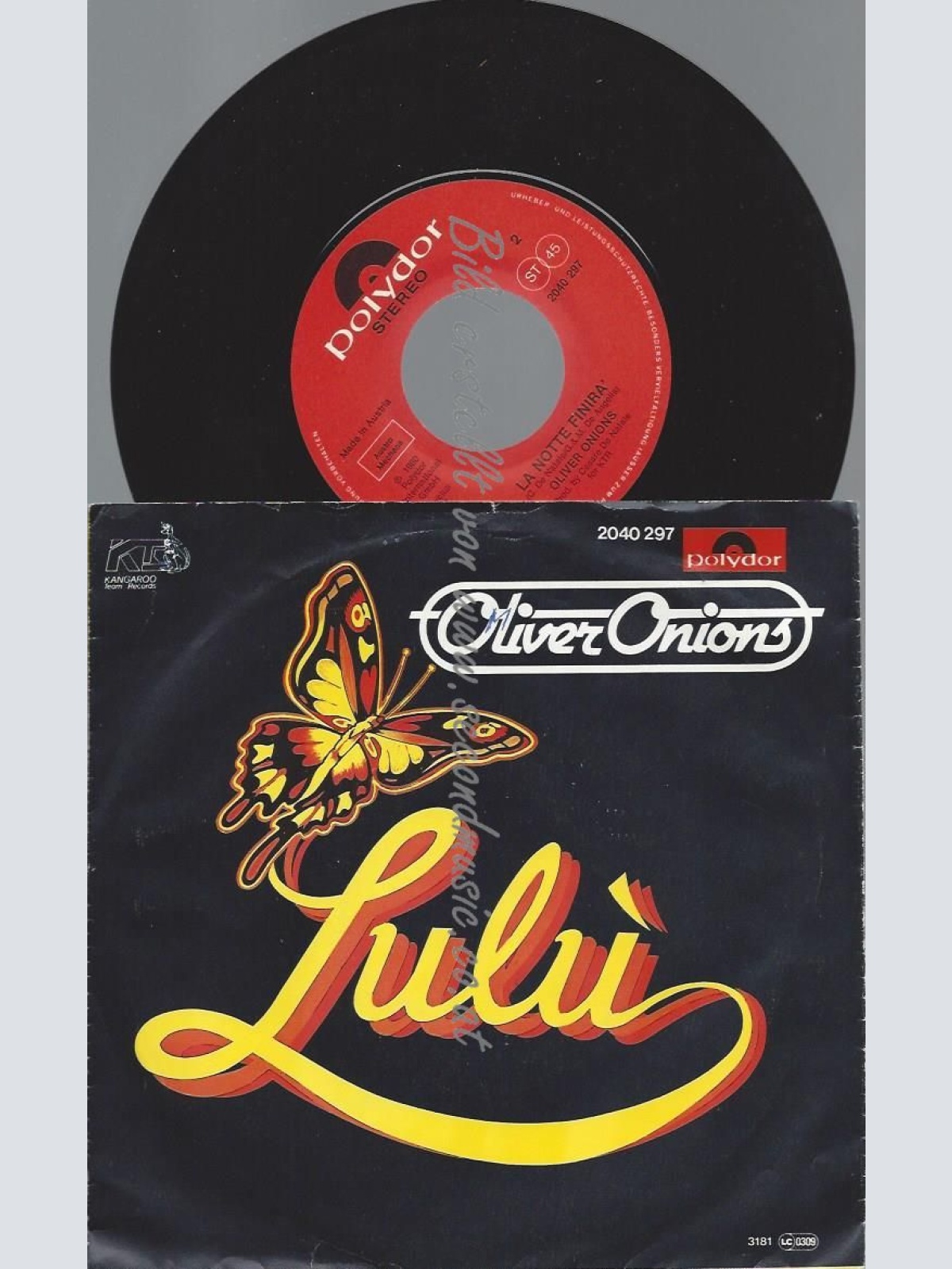 7"  Oliver Onions – Lulu'