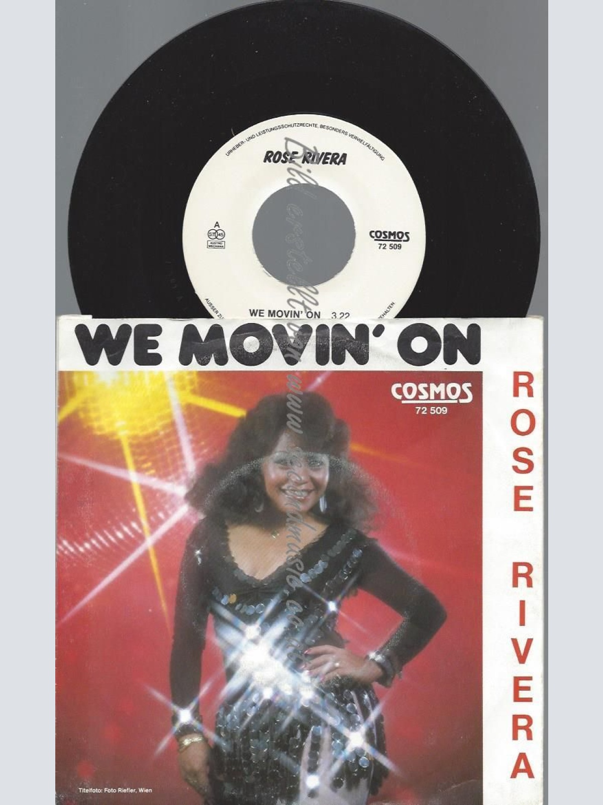 7"  ROSE RIVERA WE MOVIN ON // BENKÖ