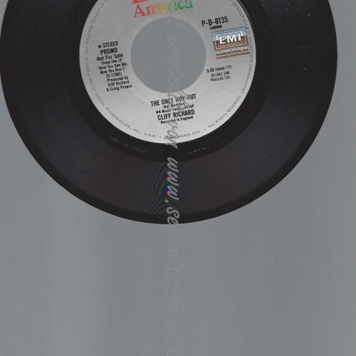 7"   Cliff Richard – The Only Way Out  //PROMO