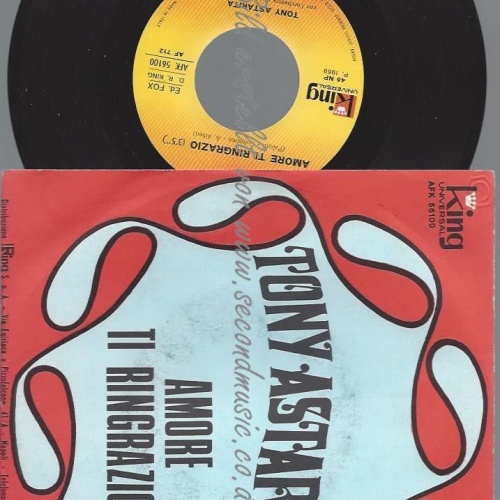 7"   Tony Astarita – Arrivederci Mare