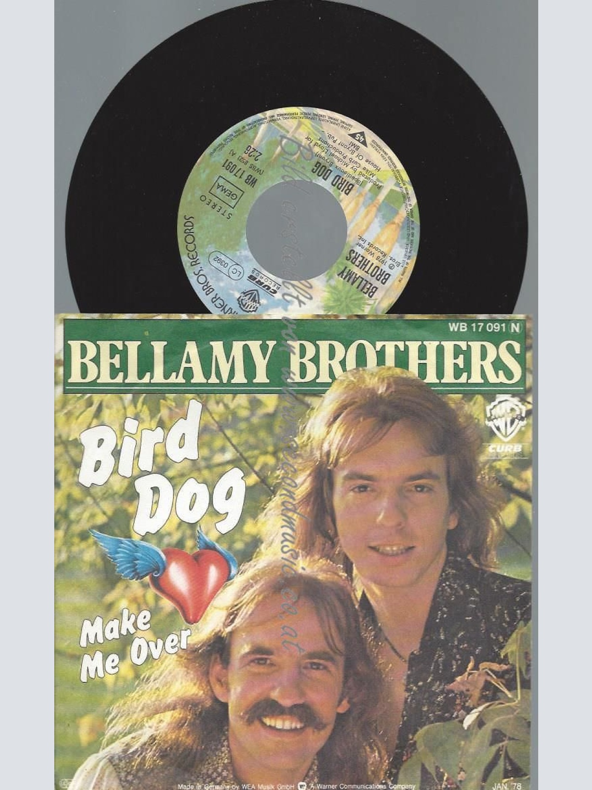 7"  Bellamy Brothers  Bird Dog
