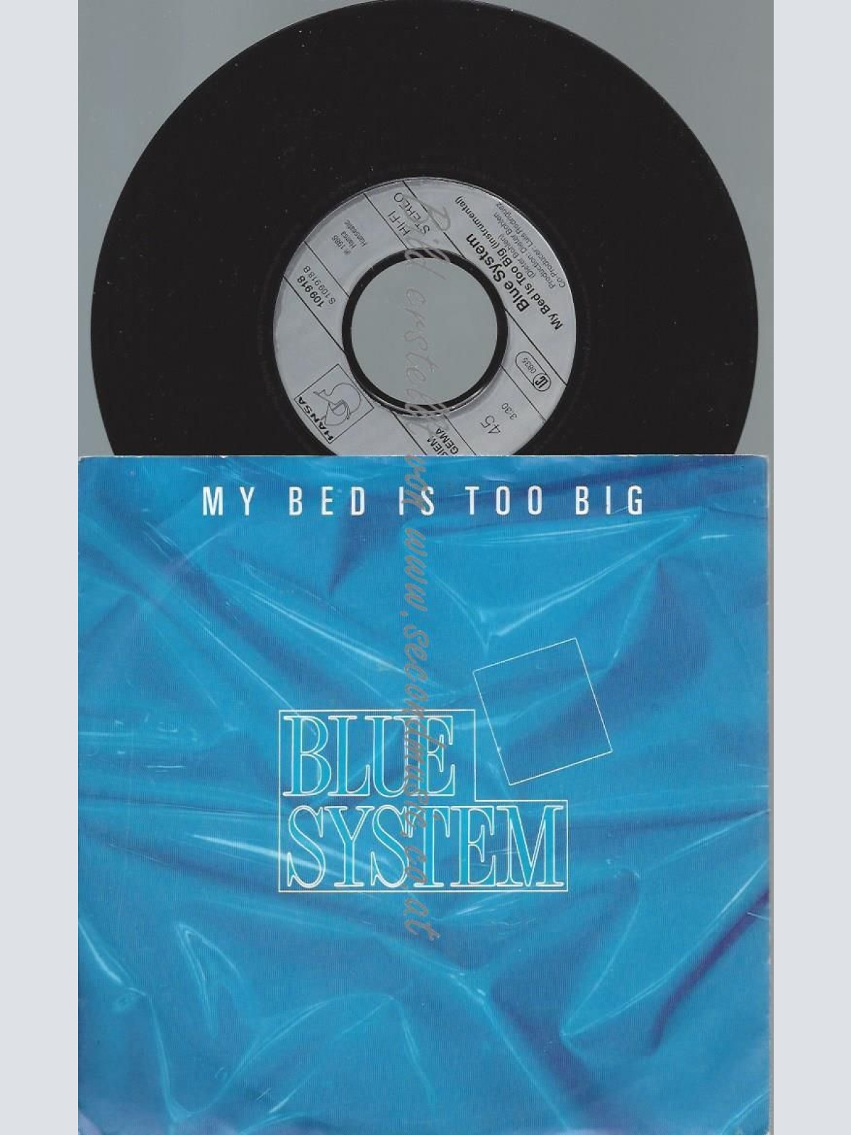 7"   Blue System  My Bed Is Too Big