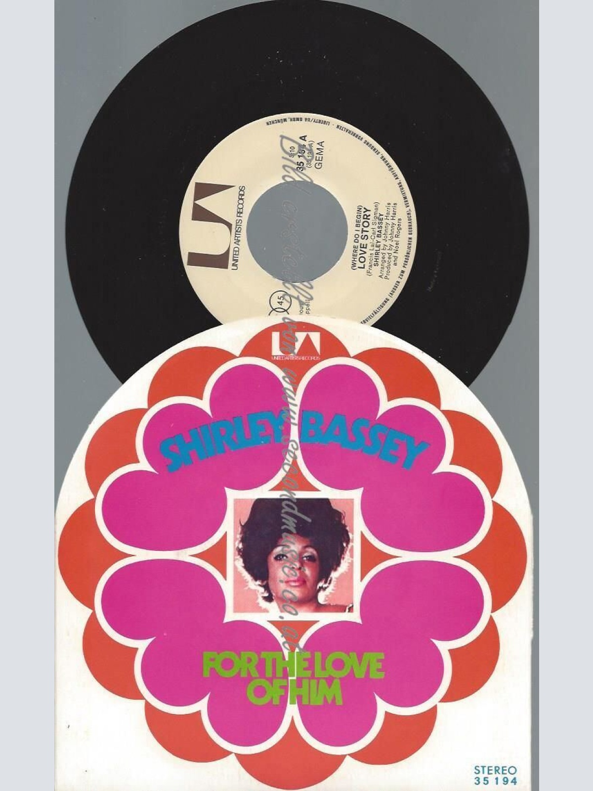 7"   Shirley Bassey  Love Story