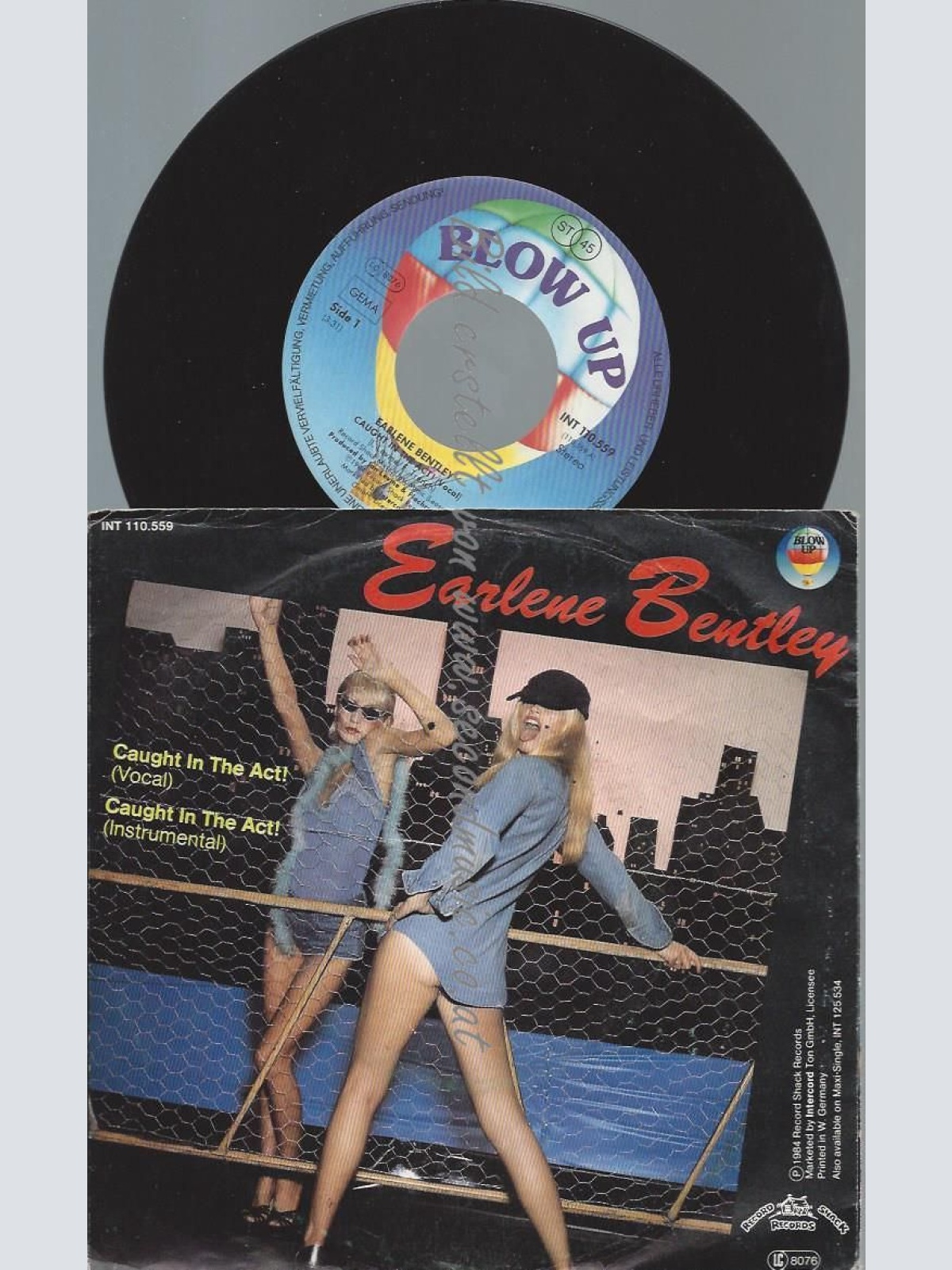 7"   Earlene Bentley – Caught In The Act