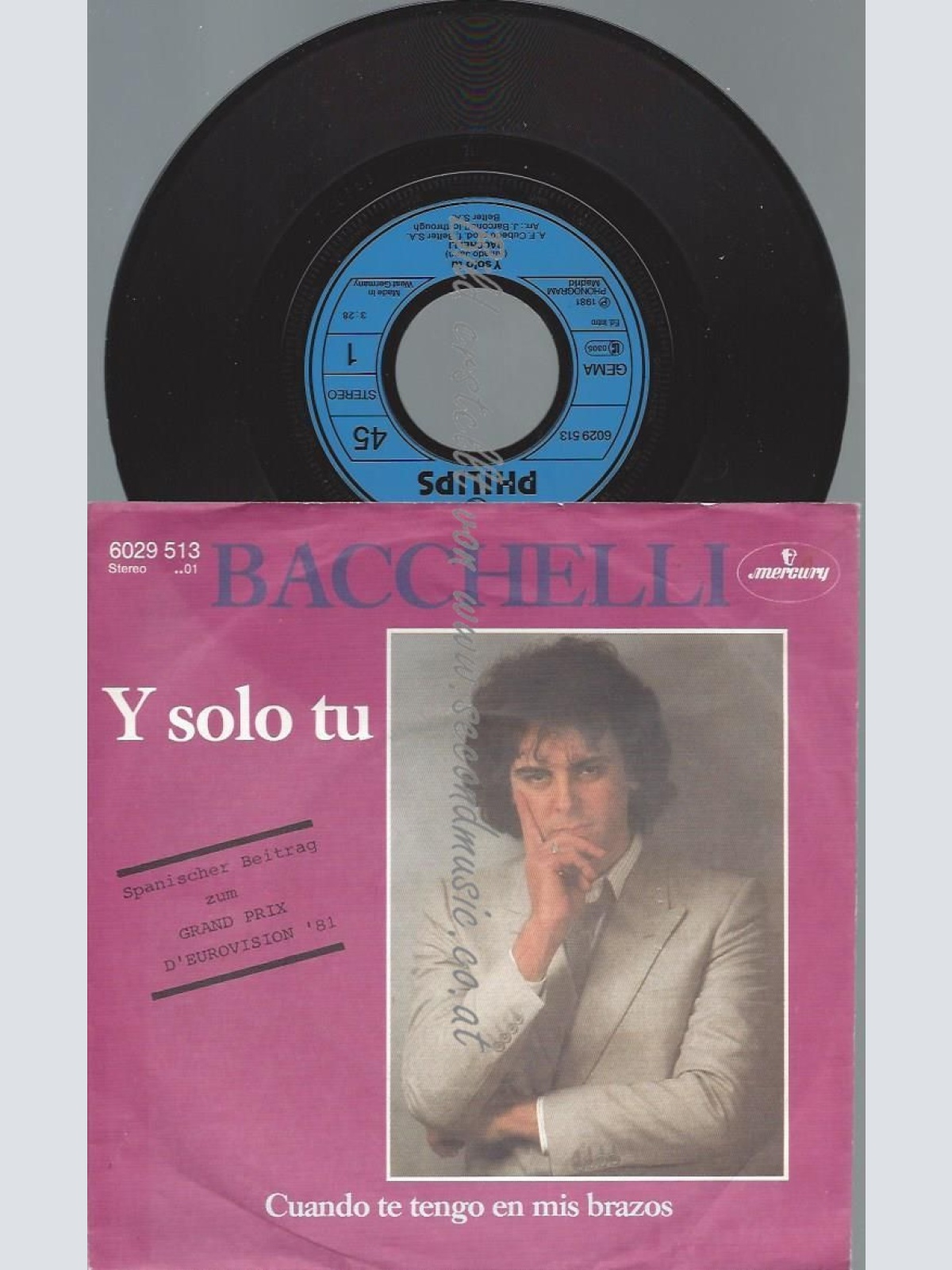 7"    Bacchelli – Y Solo Tu