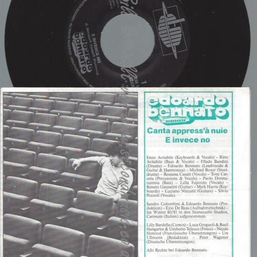 7"   Edoardo Bennato  Canta Appress´A Nuie //ATOM