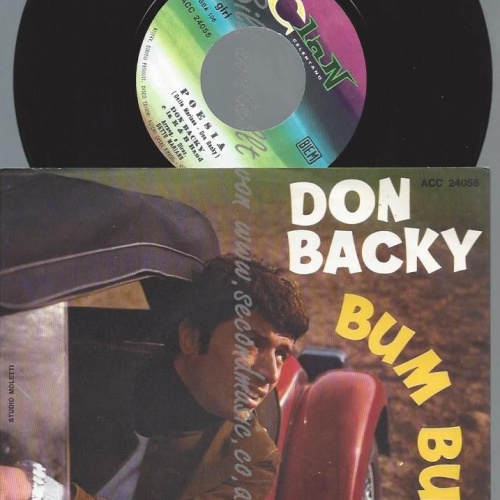 7"   Don Backy  Bum Bum