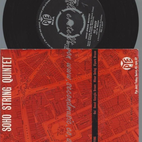 7" Diz Disley And His Quintet Soho String Quintet