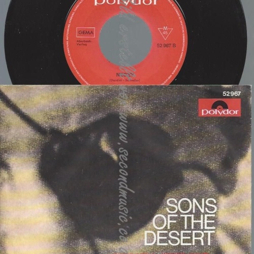 7"    Sons Of The Desert, The  Tribute To Dayan
