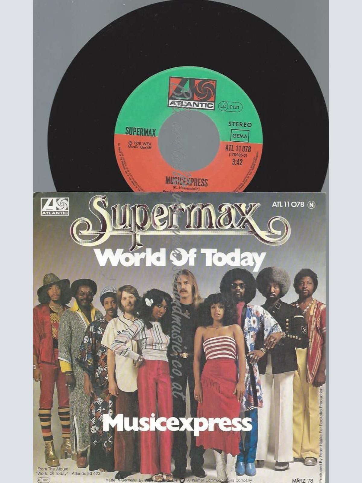 7"   Supermax  World Of Today