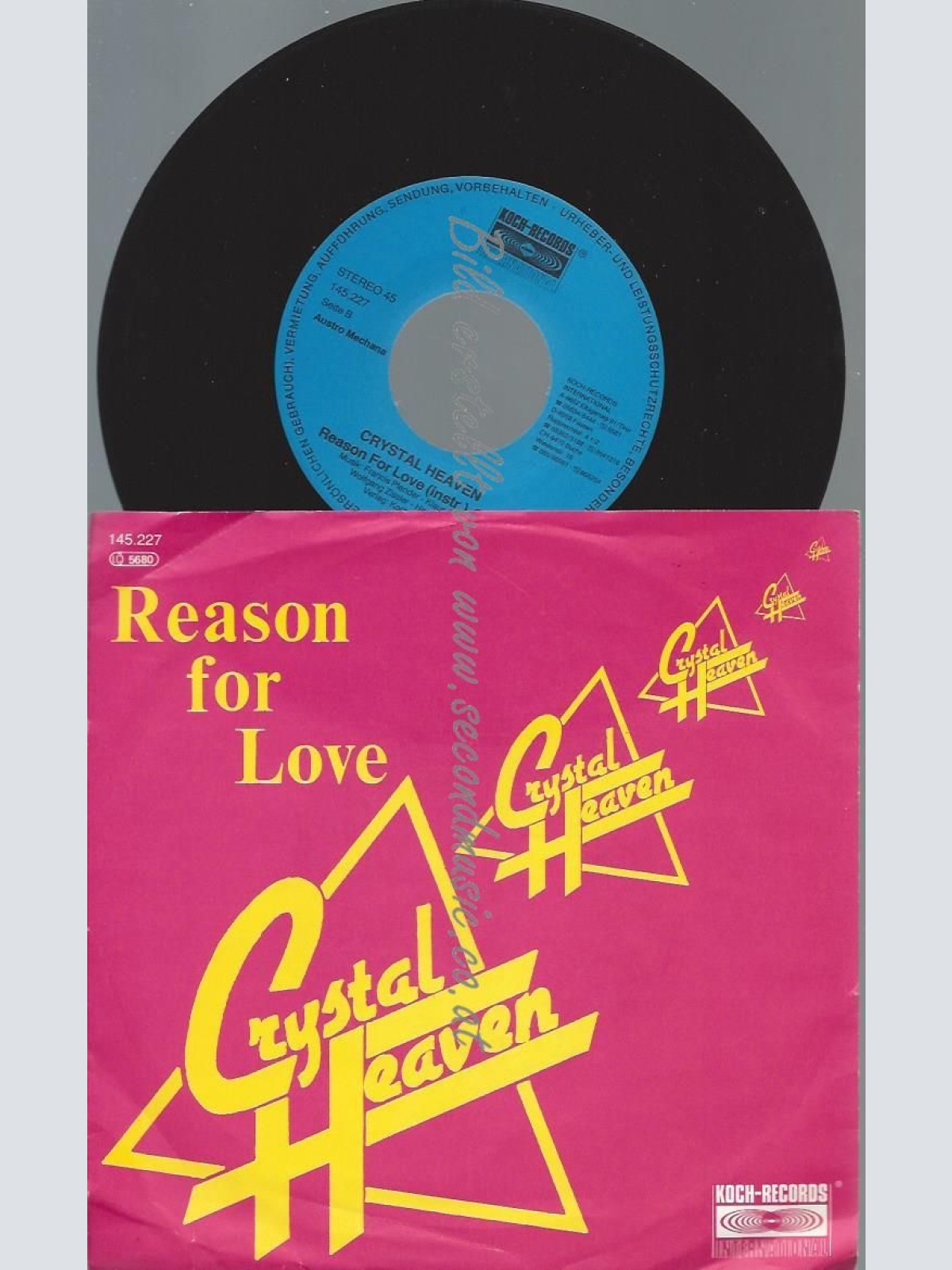 7"  Crystal Heaven – Reason For Love