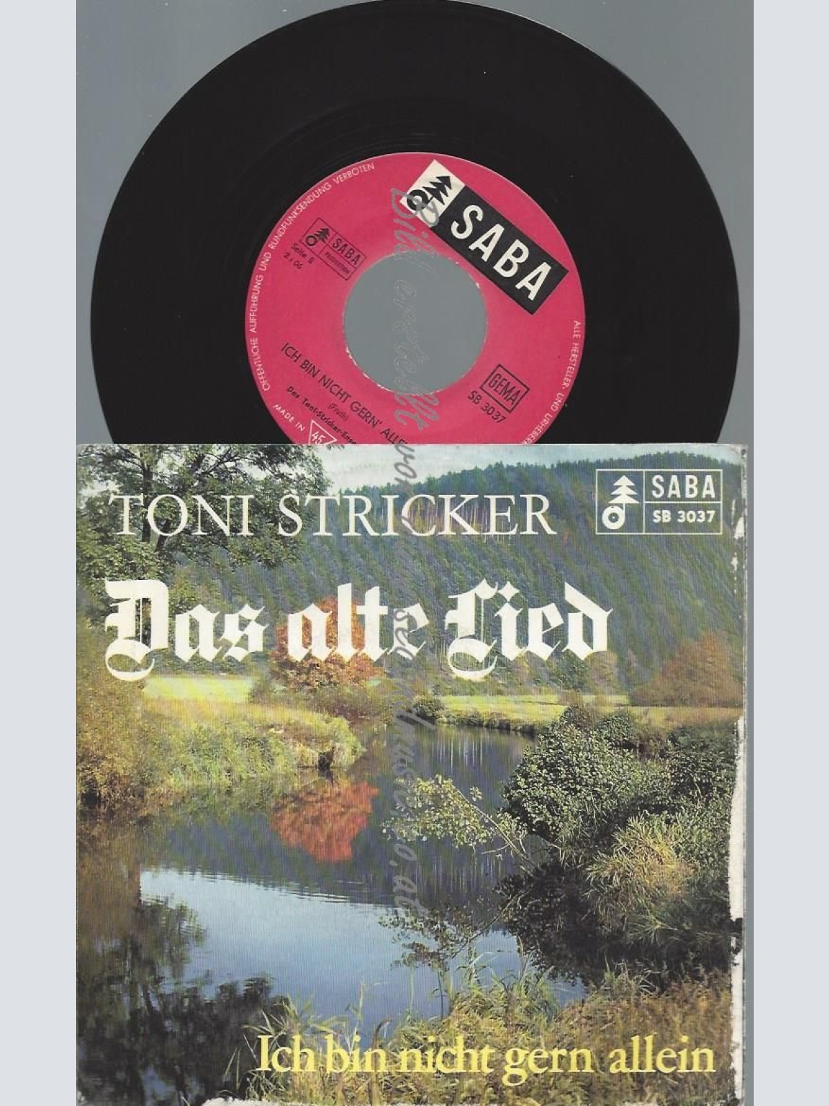 7"  Toni Stricker – Das Alte Lied