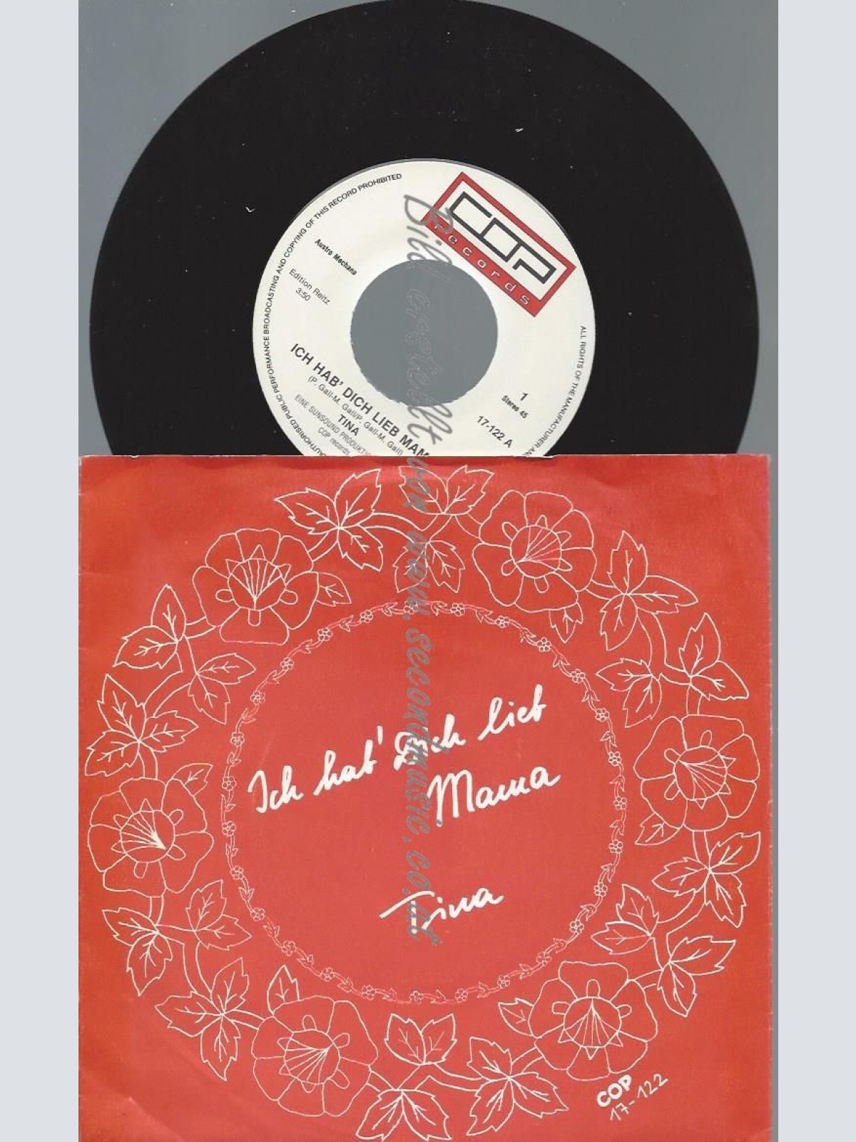 7"   Tina   Ich Hab' Dich Lieb Mama  // COP