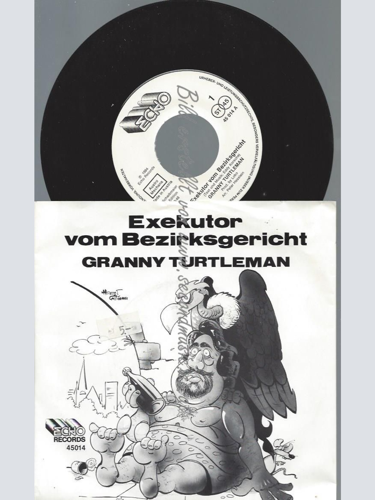 7"  Granny Turtleman – Exekutor Vom Bezirksgericht