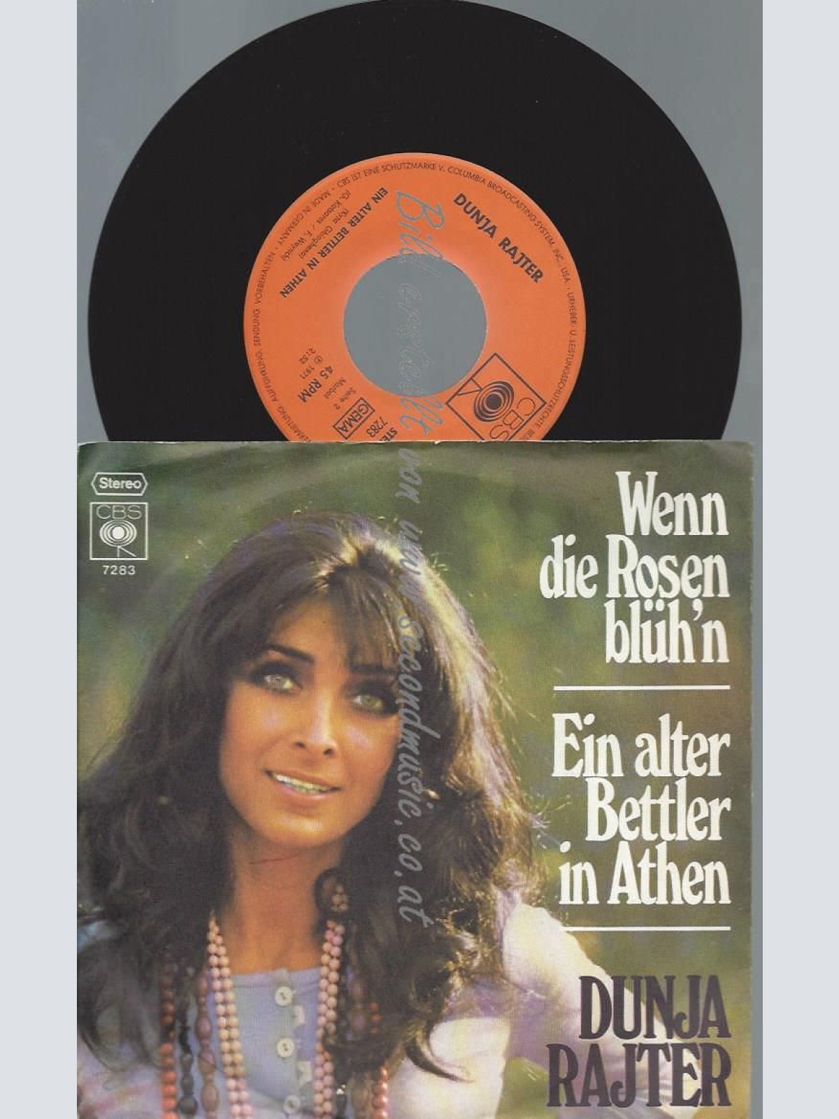 7"   Dunja Rajter  Wenn Die Rosen Blüh'n