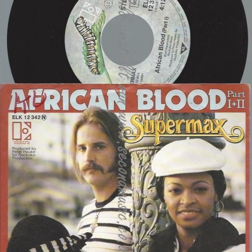 7"  Supermax  African Blood (Part I&II)  // DIFFRENT COVER
