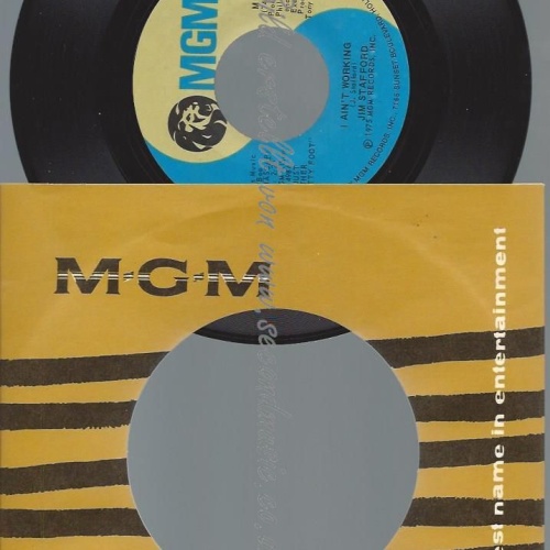 7"   Jim Stafford  I Got Stoned And I Missed It