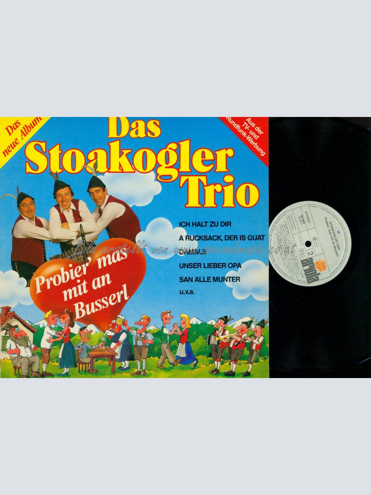 LP-  DAS STOAKOGLER TRIO PROBIER MAS MIT AN BUSSERL