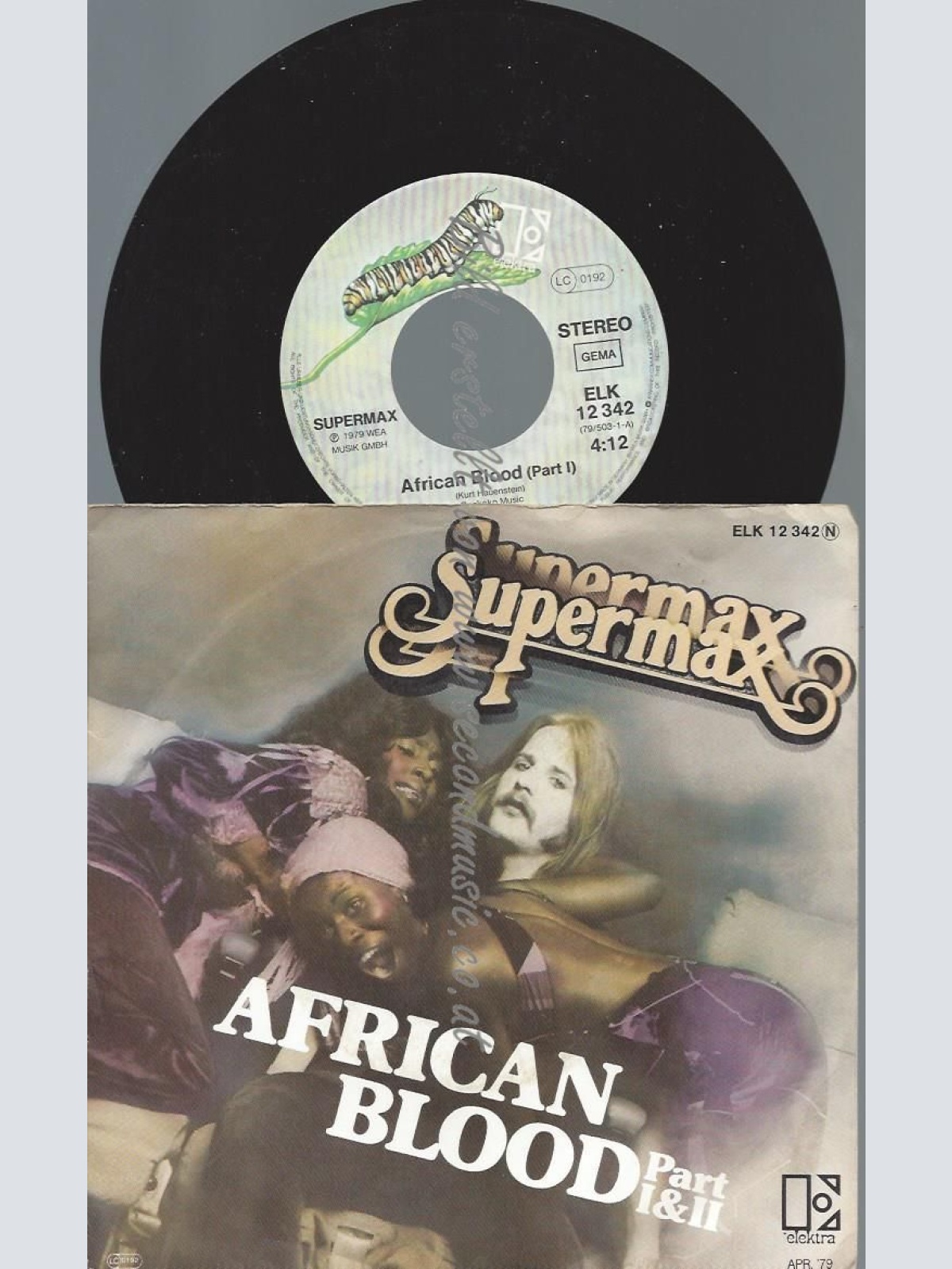 7"  Supermax – African Blood (Part I&II)