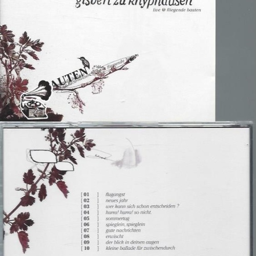 CD-- GISBERT ZU KNYPHAUSEN  LIVE @ FLIEGENDE BAUTEN