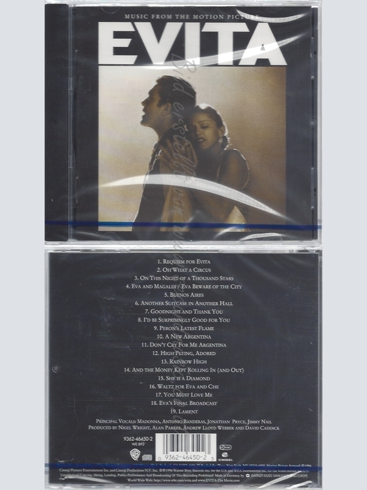 CD--NM-SEALED-OST UND MADONNA -1996- -- EVITA