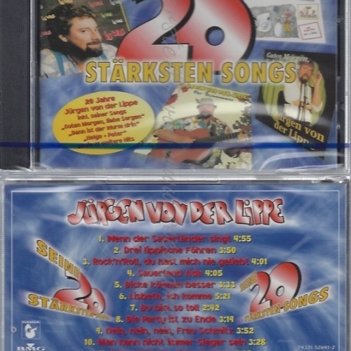 CD--NM-SEALED-JÜRGEN / DER LIPPE -1997- -- SEINE 20 STÄRKSTEN SONGS