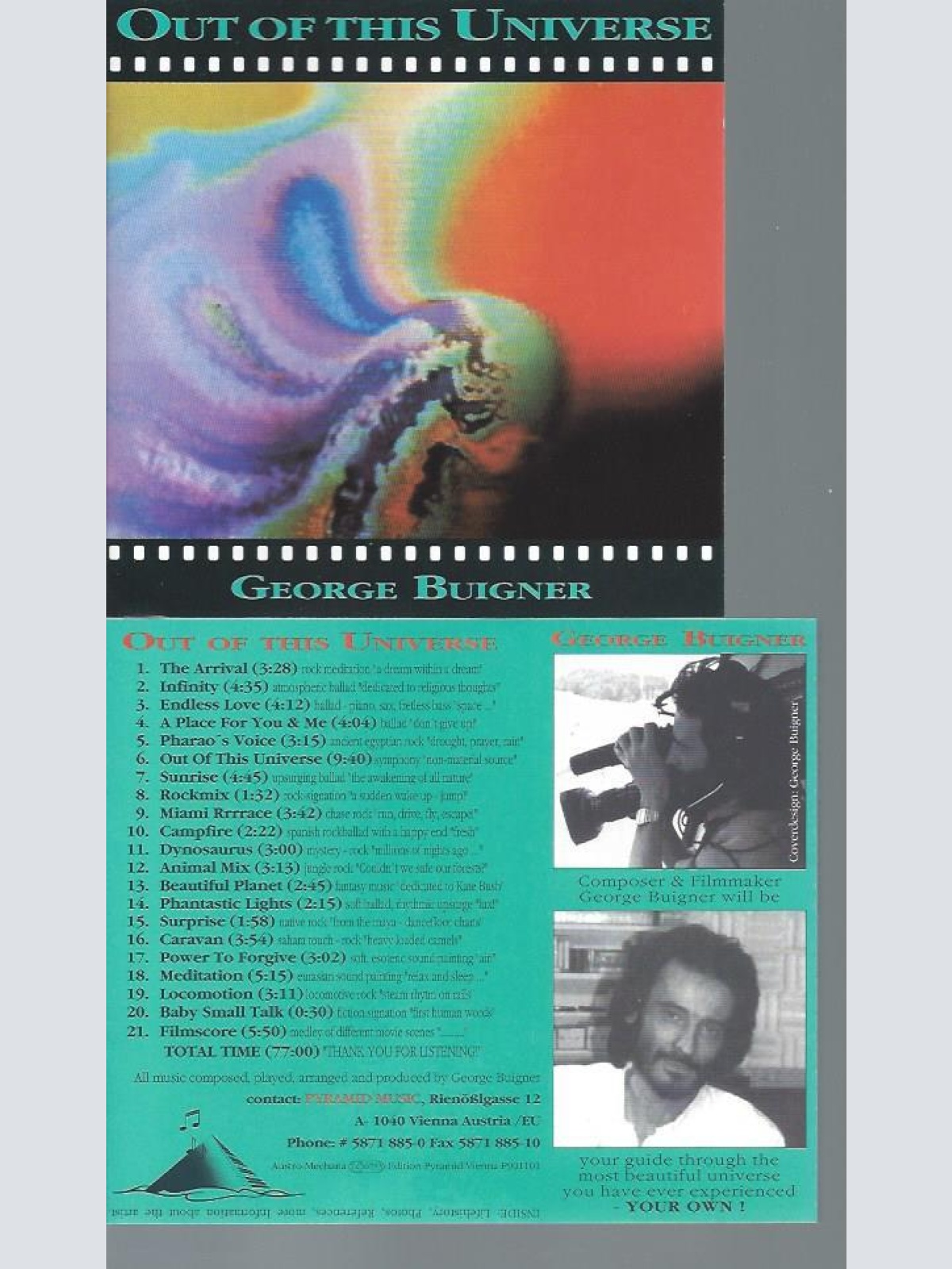 CD--OUT OF THIS UNIVERSE GEORGE BUIGNER